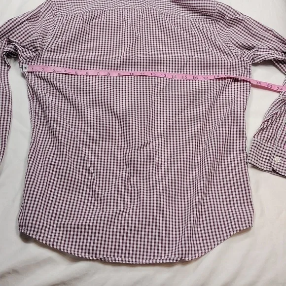 Chaps slim fit men's long sleeved button down shirt size medium - Picture 12 of 12